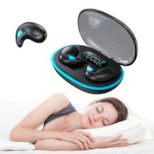 Wireless Bluetooth Earbuds Invisible Sleep Earphones Noise Cancelling TWS USA