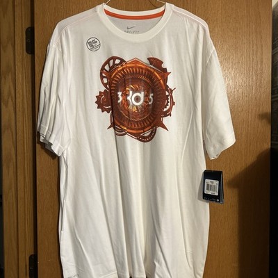 Nike Mens KD35 Glow Ball T-Shirt 3XL White/Team Orange VTG! Brand New! 575452100