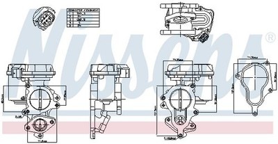 EGR Valve Nissens 98156