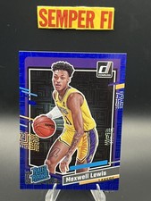 #235 Maxwell Lewis 2023-24 Donruss Blue Laser Holo Rookie #/49 Free Ship