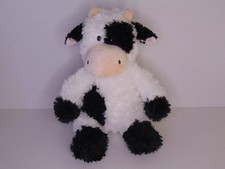 Aurora Black White Cow Plush Stuffed Animal 10 Soft Farm Barnyard