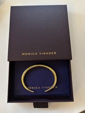 MONICA VINADER Deia Cuff Gold Vermeil Small Gold Vermeil  RRP £250