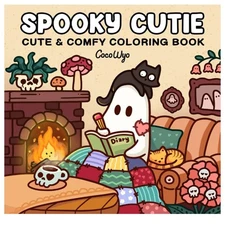 Spooky Cutie: Coloring Book for Adults and Teens Featuring Adorable Creepy