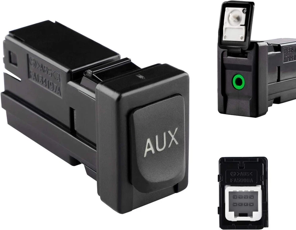 86190-02010 Adaptador estéreo auxiliar puerto auxiliar de entrada para Toyota Tacoma Corolla Foto 4 de 4