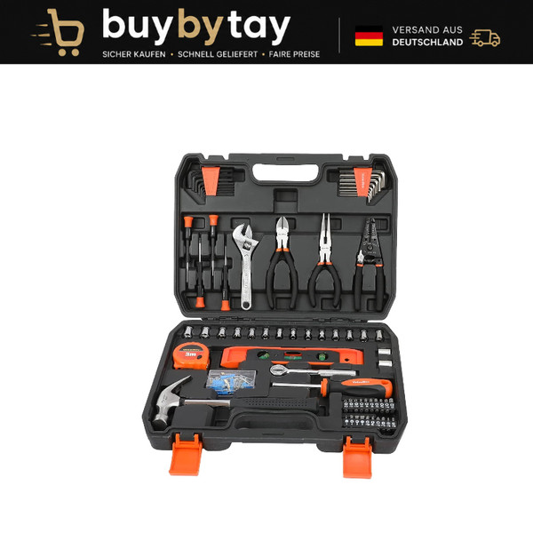 Werkzeugkoffer GefüLlt 150Tlg. Set Mit Schraubendreher SteckschlüSseleinsäTzen-image