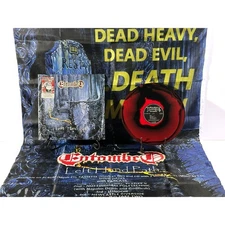 ENTOMBED Left Hand Path LP Red/Black Merge Vinyl Total Metal Exhibition + Flag