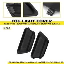 Pair Fog Light Cover Frame Bezel GM1038183 Fits Chevy Colorado 2015-20 GM1039183
