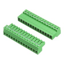 1 Set 14 Pin 3.81mm Pitch PCB Mount Screw Terminal Block Connector Plug