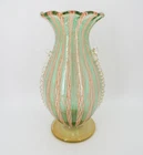 Vintage MCM Archimede Seguso Murano 11.5" Art Glass Vase