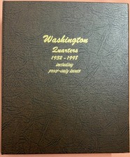 1932-1998 SILVER WASHINGTON QUARTERS, 192 COINS, MOSTLY BRILLIANT UNCIRCULATED