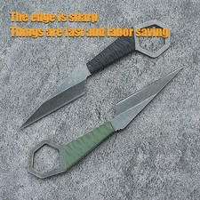 Cuchillo de cuello mini cuchillo de bolsillo EDC cuchillo táctico portátil funda exterior