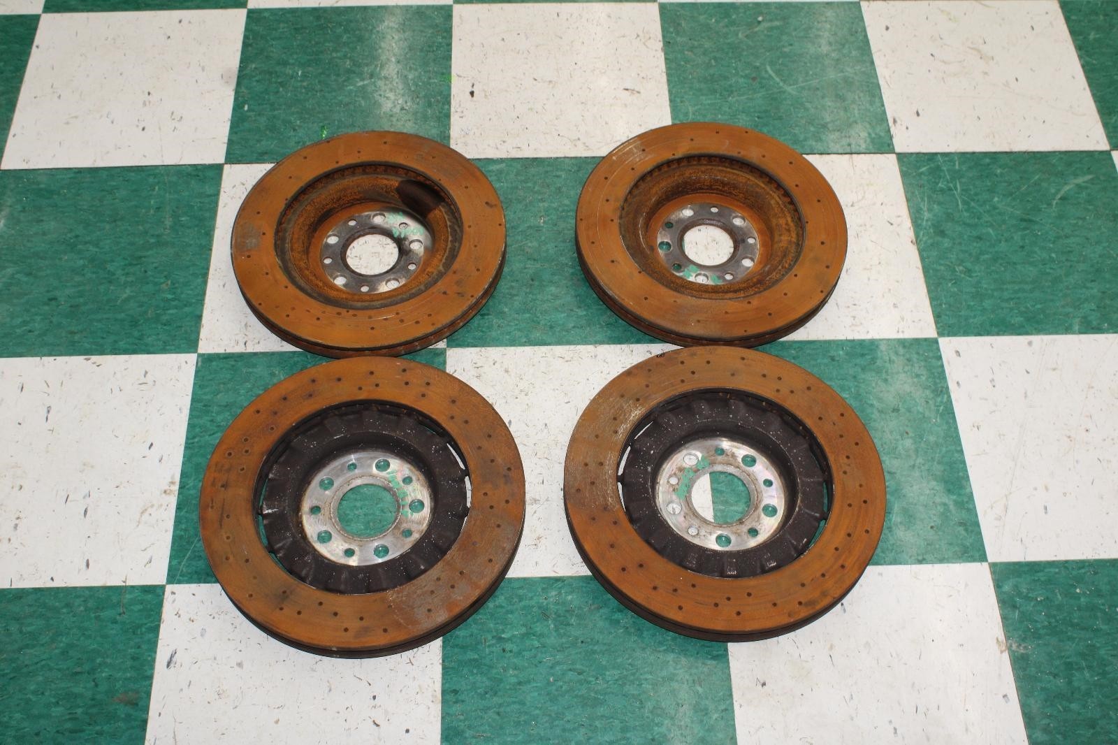 14-20 Ghibli Front Rear Driver LH Passenger RH Brake Rotors Set 4x OEM Factory