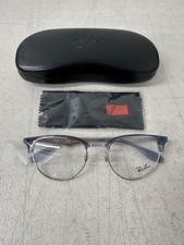 Ray-Ban Eyeglasses RB 6396 3084 Transparent Blue/Silver Frame 51 19 140 - NEW