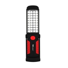 Wolfteeth LED Taschenlampen, 36+5 magnetische Arbeitsleuchte tragbare Taschenlampe rot 