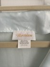NWT Barbizon Cuddleskin Nightgown Long Embroidered Flowers Satin Pale Blue L — photo 5