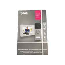 BYRON DIC-24512 Video Interphone Doorphone Visio Filaire Monitor Door Lock