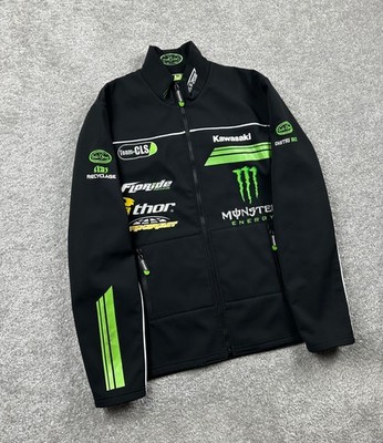 Monster Energy Cosmic X レーシングジャケット　古着 Kawasaki Monster Energy Racing Jacket Men's Size L | eBay