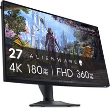 Alienware 27 4K Dual-Resolution Gaming Monitor - AW2725QF - 4K at 180Hz