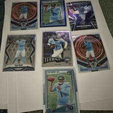Panini Select & Donruss Optic Cam Ward Titans Rookie 7-Card Lot Rated Rookie