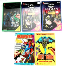 Vintage Batman Colorforms Marvel Super Heroes Presto Magix