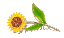 NEW Rhinestones Sunflower Metal Hair Claw Hair Clip Hair Accessories Flowers