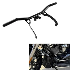 Front Engine Guard Highway Crash Bar Foot Pegs Fit For Harley Touring 1997-2008