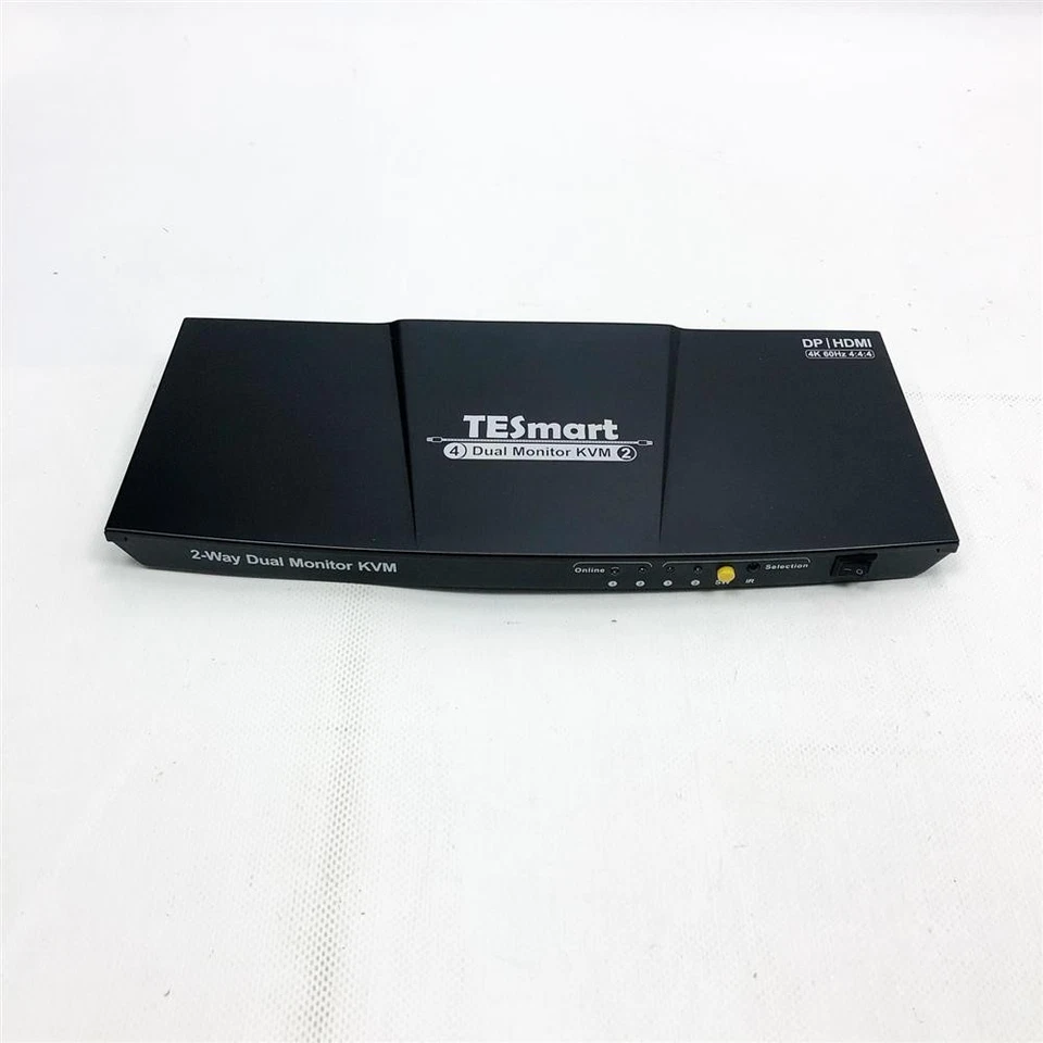 TESmart Dual Monitor 2x2 HDMI+DisplayPort KVM Switch 4K@60Hz 4:4:4 Ultra HD 2 - Bild 3 von 4