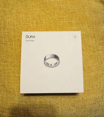 Oura Ring Gen 4 Size 7 Or 8 Activity Tracker SILVER - New/Sealed!