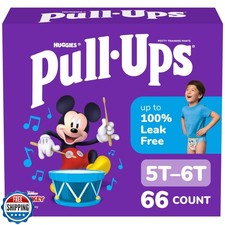 Pull-Ups Boys' Potty Training Pants, Size 5T-6T Training Underwea
