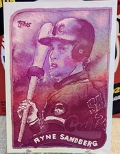 Ryne Sandberg 2025 Topps Shoebox Treasures Andy Friedman #73 Bubblegum Foil