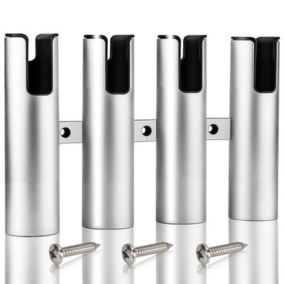 fishing rod holders ebay Silver Aluminium Marine Boat Fishing Rod Holder 1.65