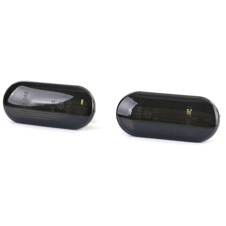 LED Lightbar Seitenblinker Schwarz für Seat Ibiza 2 3 4 Leon Mii Toledo 1 2 3 - Bild 4 von 4