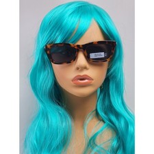 Foster Grant Full Cat Eye Brown Tortoise  Silver Metal Sunglasses 52661FGX201