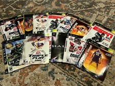 Xbox Game Manuals Cover Art and Manuals Only NO GAMES