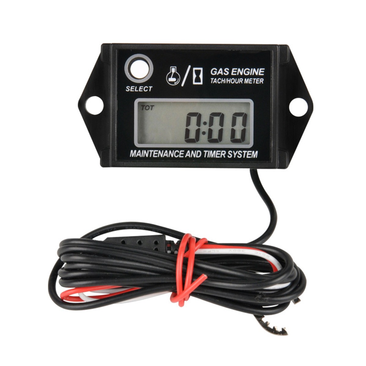 LCD Digital Engine Tach/Hour Meter Resettable RPM Tester for N7Z4