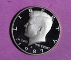 1987-S JOHN F. KENNEDY HALF DOLLAR #P22161