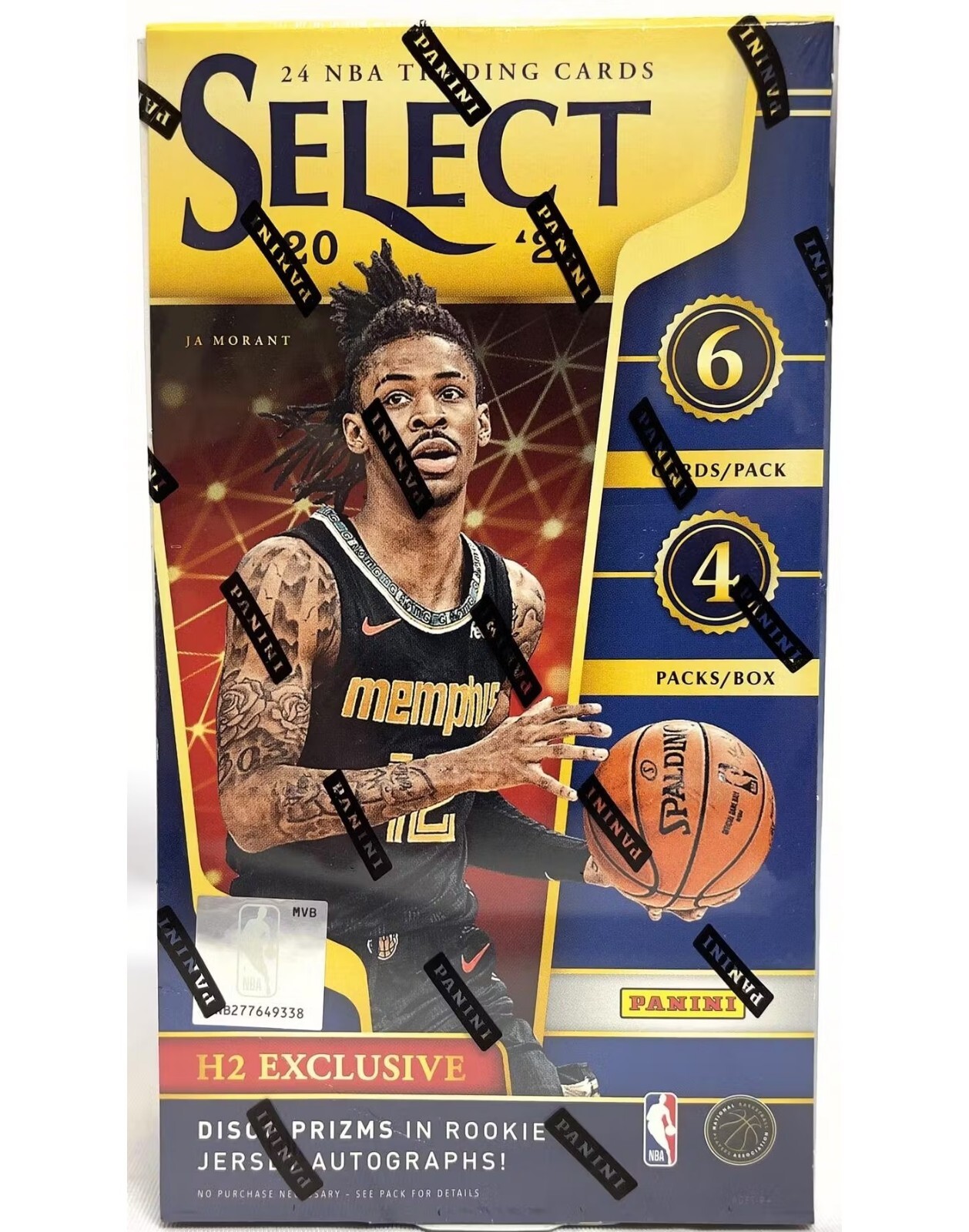 Hobby Box Basketball Cards 2020 Panini Select trading card — raw and PSA graded price guide