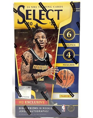 2020-21 PANINI SELECT NBA BASKETBALL H2 HYBRID HOBBY BOX NEW