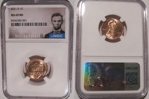 2021 D Lincoln SHIELD Cent 1c NGC MS 69 RD