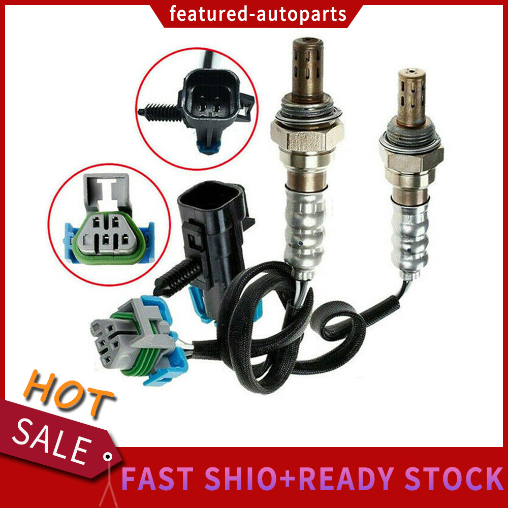 4-Piece Oxygen O2 Sensor Set - Upstream & Downstream For 2012-2016 Buick Enclave, GMC Acadia, Chevy Traverse 3.6L