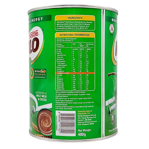 Nestle Milo Malt Beverage Mix 400g - Picture 3 of 3