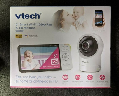 vtech 5 smart wifi 1080p video monitor