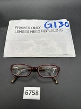 Anne Klein Eyeglasses AK8098 249 50-17-135 Burgundy G130