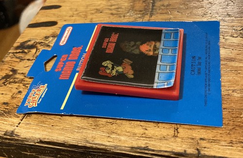 Vtg 1989 Super Mario Three Cheers Applause Lenticular Pin Button Nintendo RARE! - Picture 4 of 6