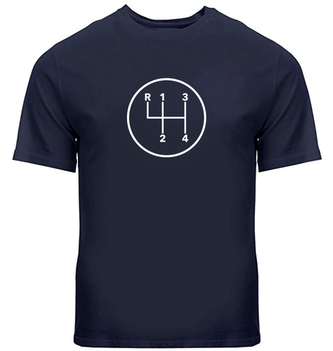 Manual Transmission Gears Shift Pattern 4 Speed Stick Shirts Mens Tee T-Shirt - Picture 11 of 34