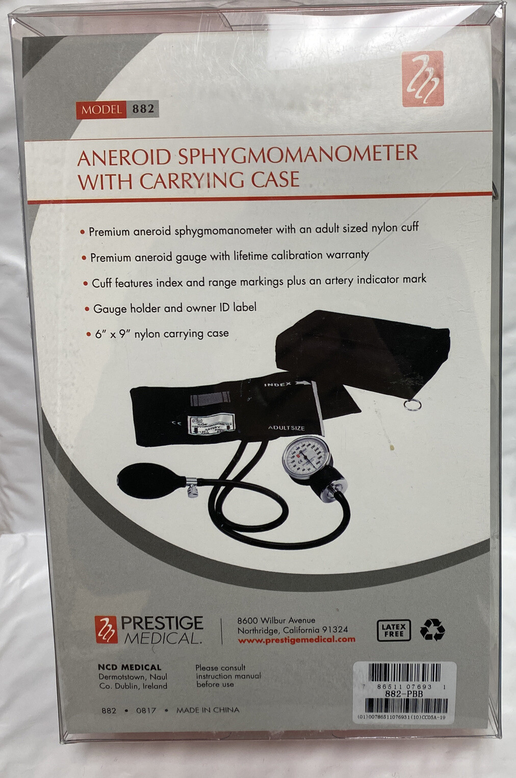 PRESTIGE MEDICAL Breast Cancer Pink ANEROID SPHYGMOMANOMETER BLOOD