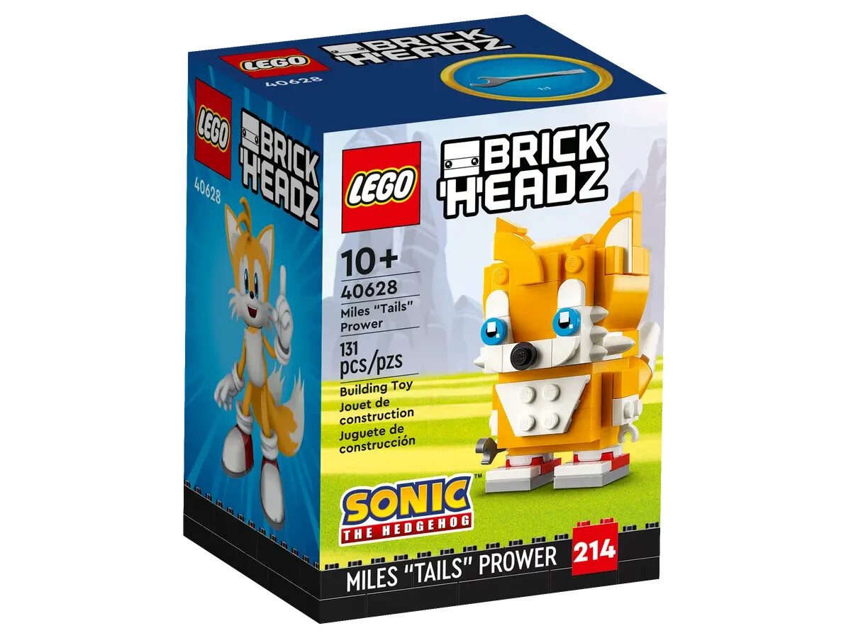 LEGO Sonic BrickHeadz 40628 Miles "Tails" Prower Nuovo MISB Sigillato