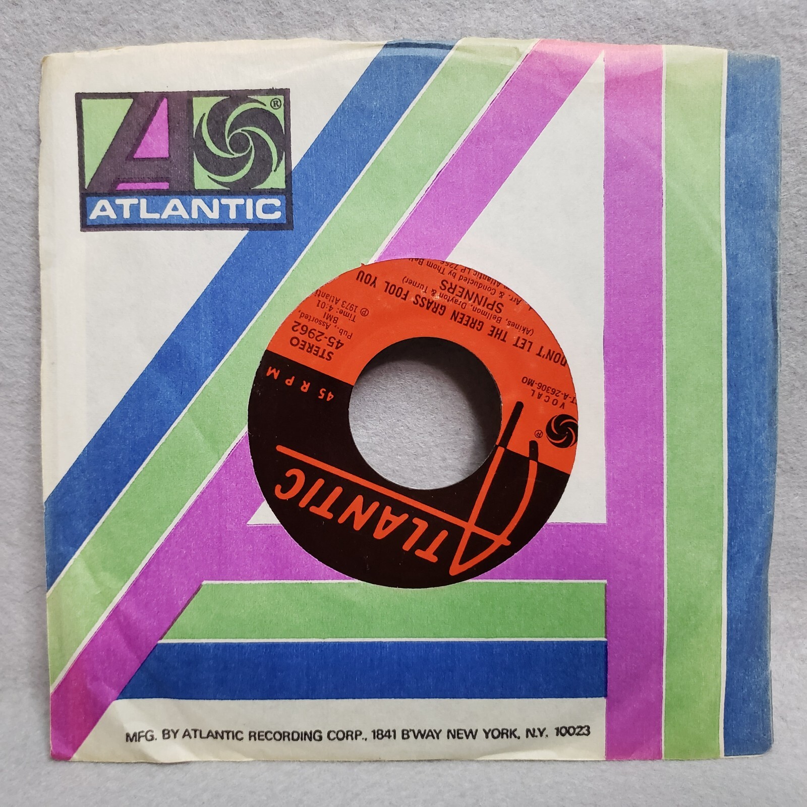 Spinners One Of A Kind Love Affair Dont Let the Green Grass Fool You 45