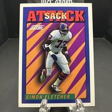 1992 Score Simon Fletcher #532 Denver Broncos