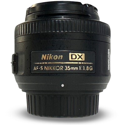 Nikon AF-S Nikkor 35mm G DX Crop Sensor Prime Wide Lens